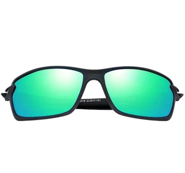 Polarizētas sporta saulesbrilles vīriešiem T33 zaļas