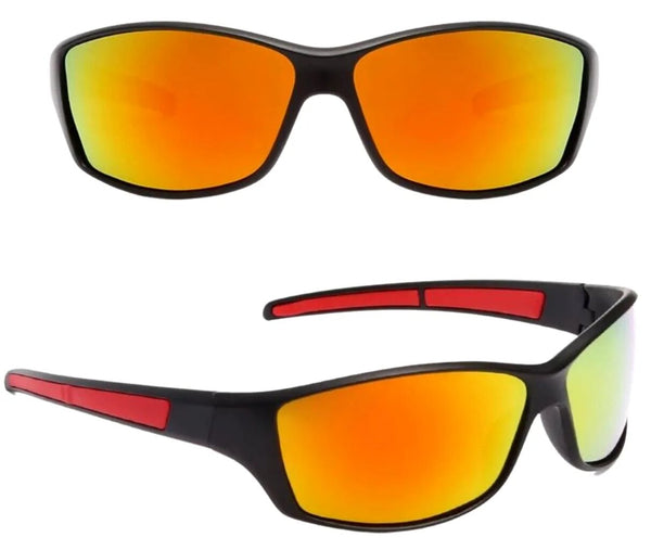 Polarizētas sporta saulesbrilles vīriešiem T40 sarkanas