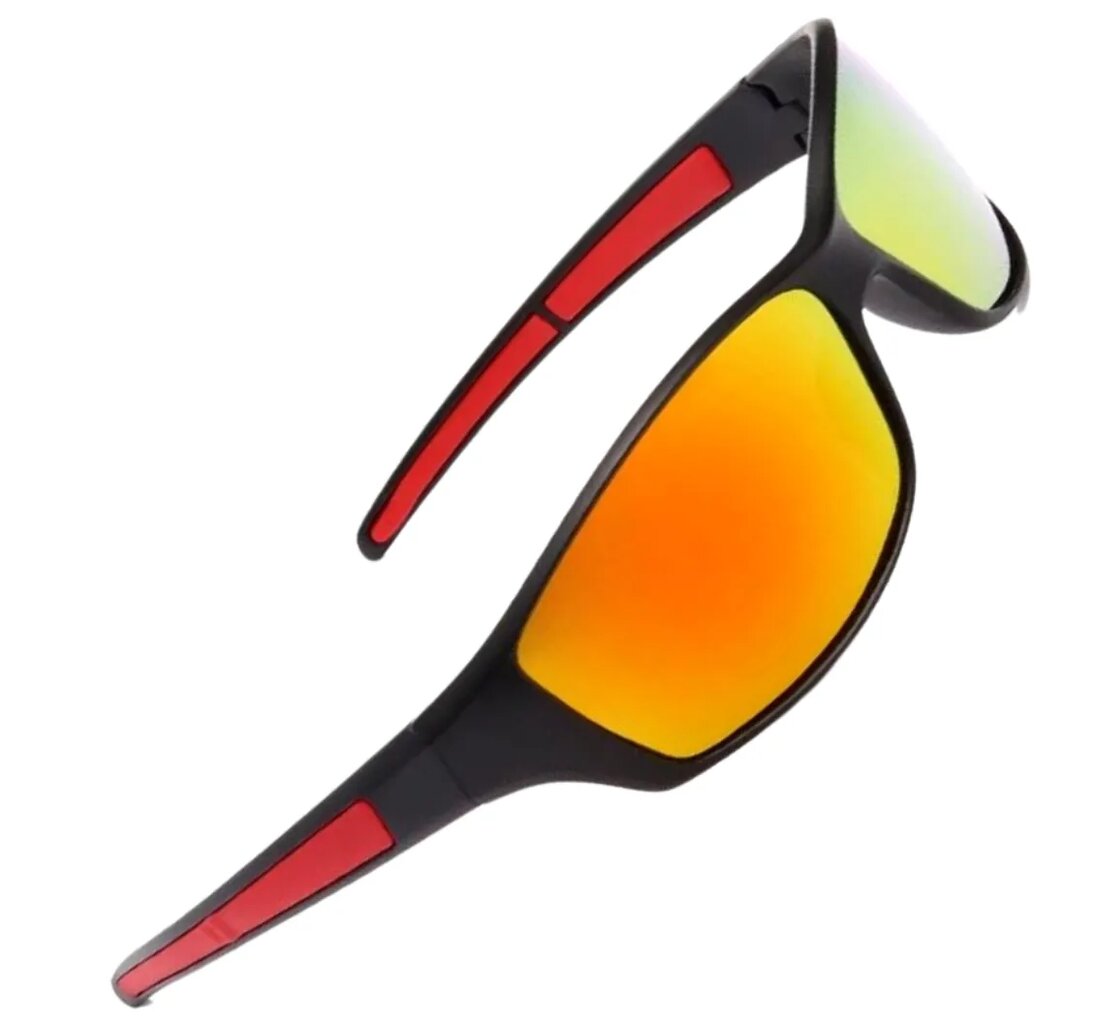 Polarizētas sporta saulesbrilles vīriešiem T40 sarkanas