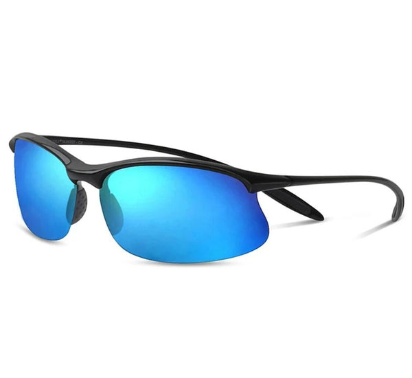 Polarizētas sporta saulesbrilles vīriešiem V90 zilas