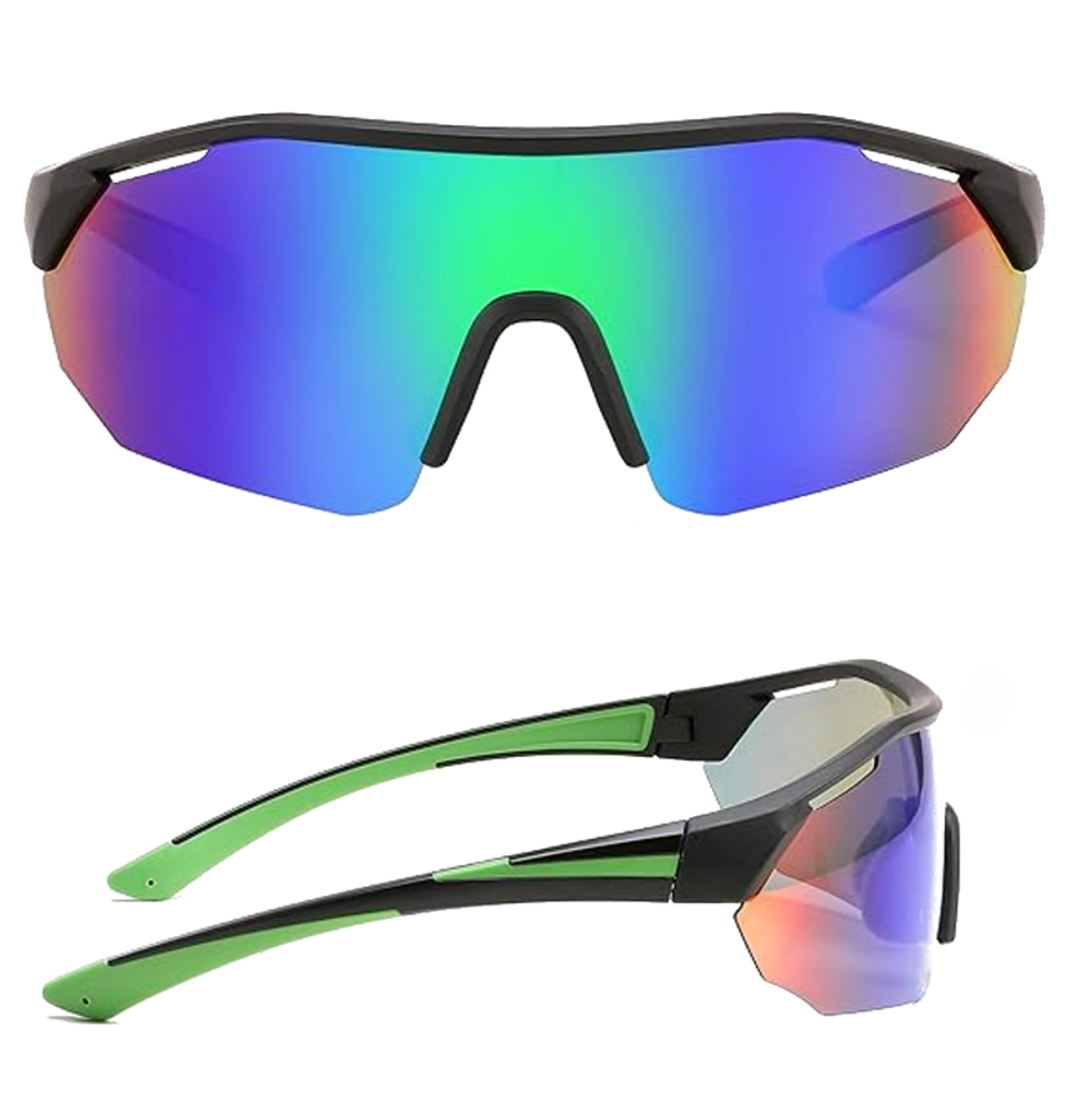 Polarizētas sporta brilles vīriešiem B58, zaļas