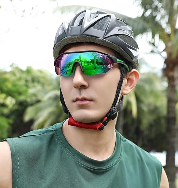 Polarizētas sporta brilles vīriešiem B58, zaļas