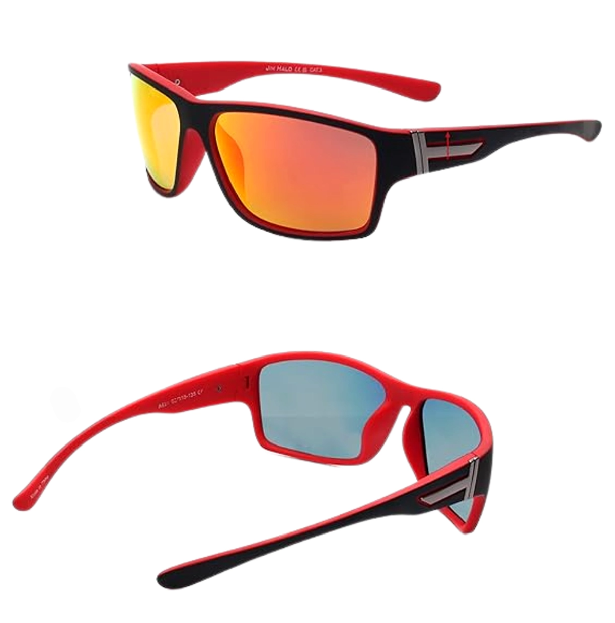 Polarizētas sporta brilles vīriešiem U54, sarkanas 