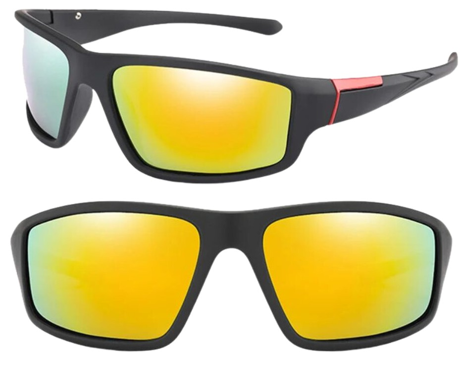 Polarizētas sporta brilles vīriešiem U87, dzeltenas