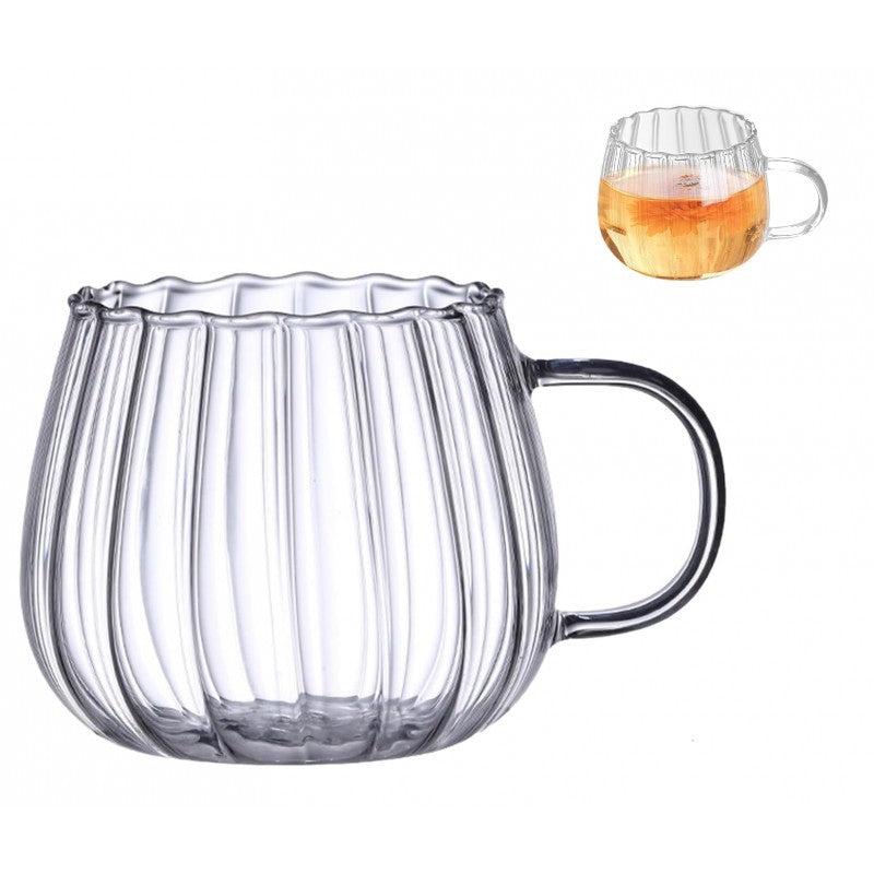 Krūze ar viļņotām sienām, ar rievu, 400 ml