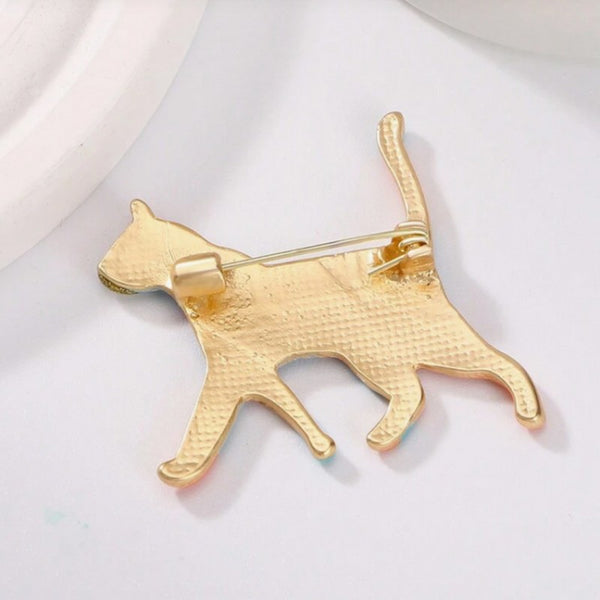 Dekoratīvā piespraude "Varavīksnes kaķēns" (BZ217)