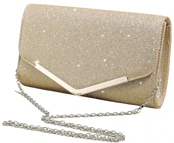 Sieviešu rokassoma C12 zelta krāsā R317