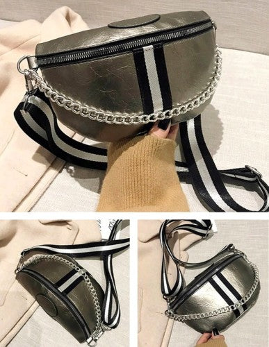 Sieviešu rokassoma C17 sudraba krāsā R314