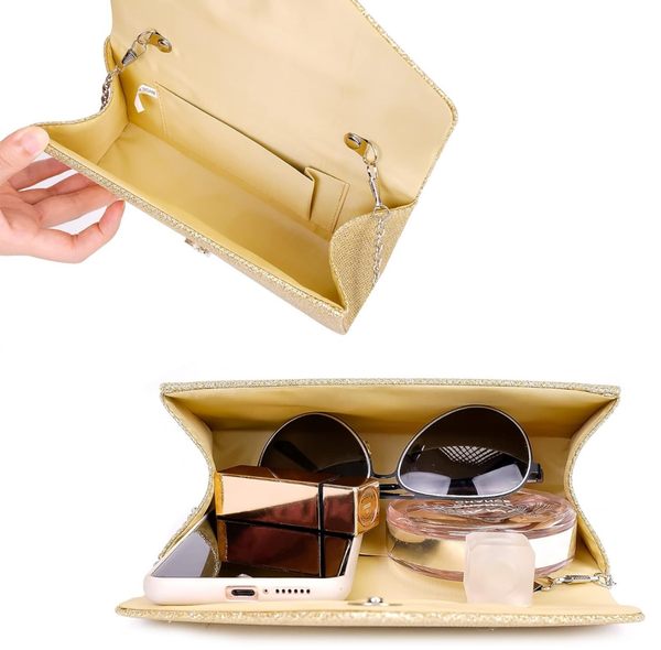 Sieviešu rokassoma E40, zelta krāsā R286