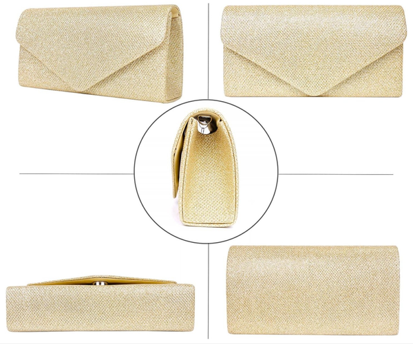 Sieviešu rokassoma E40, zelta krāsā R286