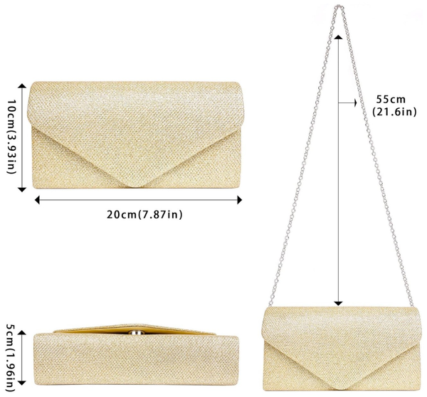 Sieviešu rokassoma E40, zelta krāsā R286