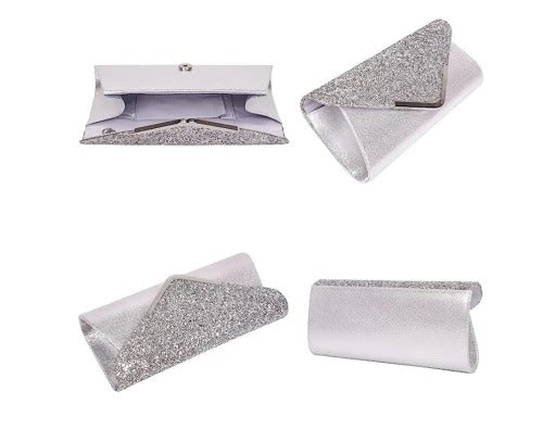 Sieviešu rokassoma G12 sudraba krāsā R269