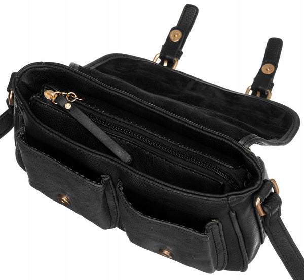 Sieviešu rokassomiņa LuluCastagnette DHOL melna R257