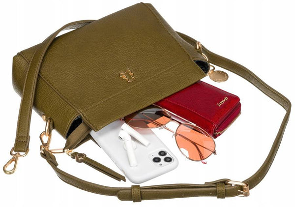 Sieviešu rokassomiņa LuluCastagnette DHRI zaļa R255