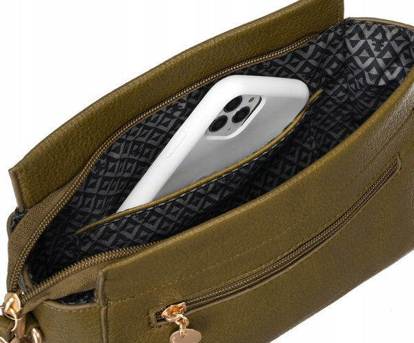 Sieviešu rokassomiņa LuluCastagnette DHRI zaļa R255