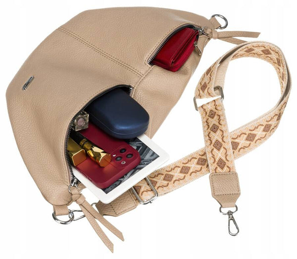 Sieviešu rokassoma Rovicky L16, bēša R105