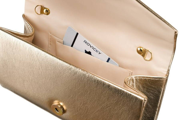 Sieviešu rokassoma Rovicky L3, zelta krāsā R98