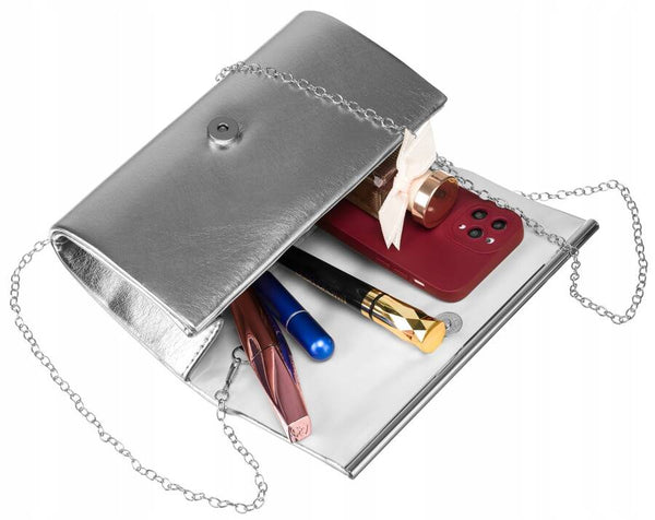 Sieviešu rokassoma Rovicky L4, sudraba krāsā R97