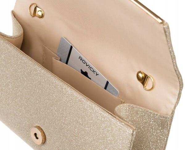 Sieviešu rokassoma Rovicky L5, zelta krāsā R96