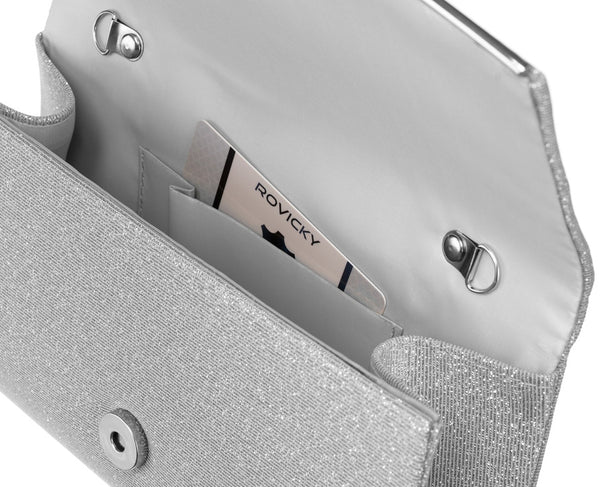 Sieviešu rokassoma Rovicky L6, sudraba krāsā R95