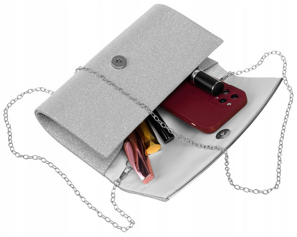 Sieviešu rokassoma Rovicky L6, sudraba krāsā R95