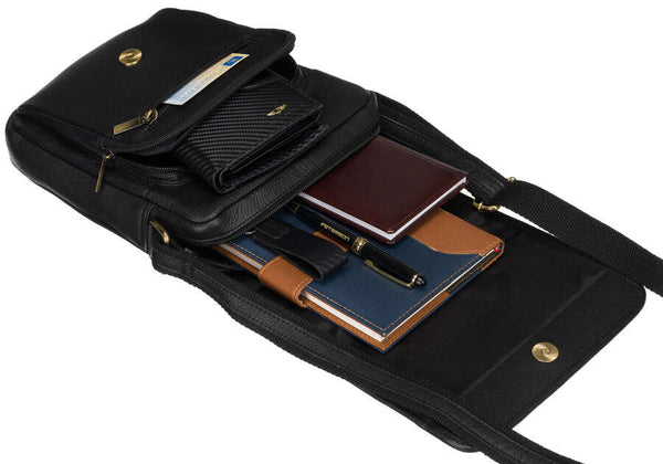 Vīriešu rokassoma Peterson N15, melna R260