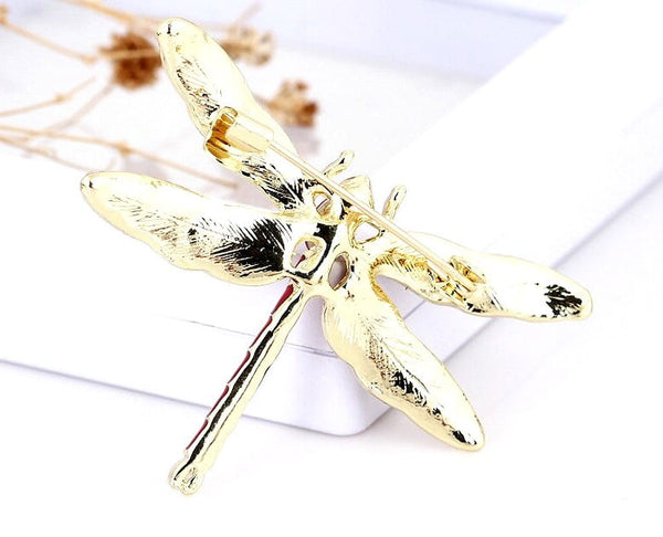 Broša ar Swarovski kristāliem, spāre