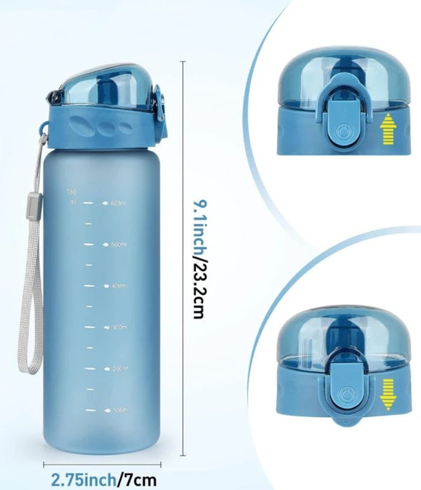Sporta pudele, 780 ml, zila
