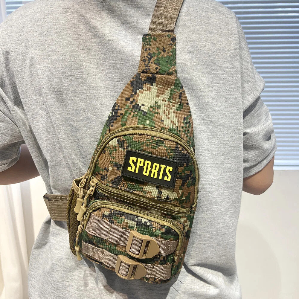Taktiskā mugursoma, vīriešu sporta soma, zaļa