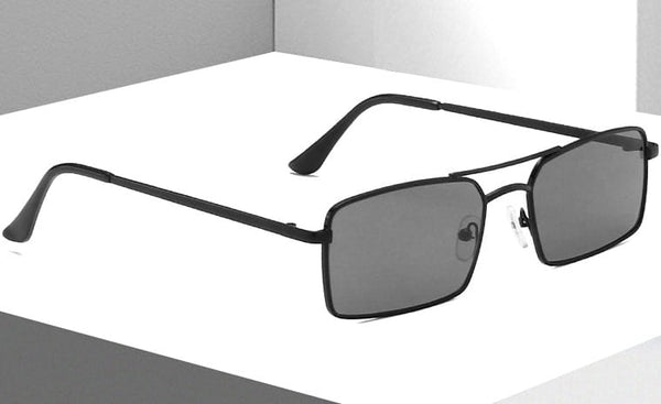 Unisex saulesbrilles, metāla, taisnstūrveida