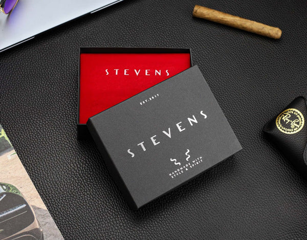 Vīriešu īstas ādas maks Stevens Z05-325-R, RFID aizsardzība 
