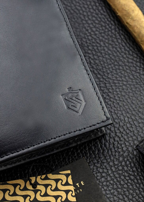 Vīriešu īstas ādas maks Stevens Z06-325-R, RFID aizsardzība 