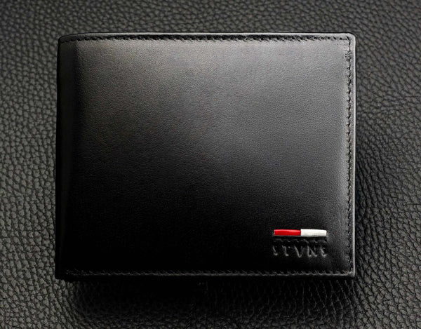 Vīriešu īstas ādas maks Stevens Z07-325-R, RFID aizsardzība 