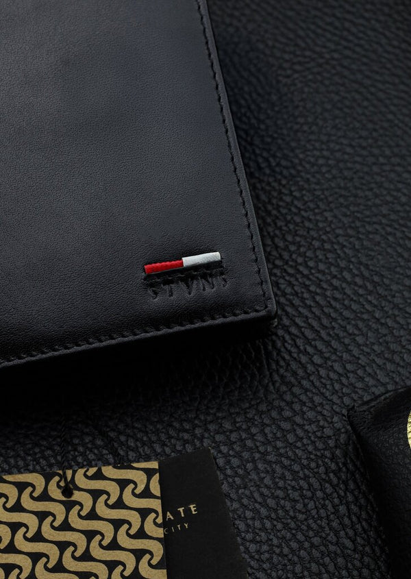 Vīriešu īstas ādas maks Stevens Z07-326-R, RFID aizsardzība 