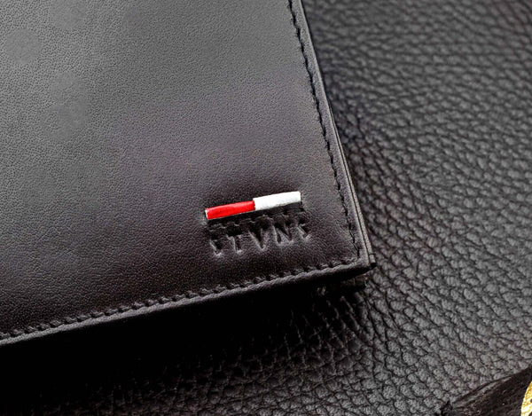 Vīriešu īstas ādas maks Stevens Z07-8888-R, RFID aizsardzība 