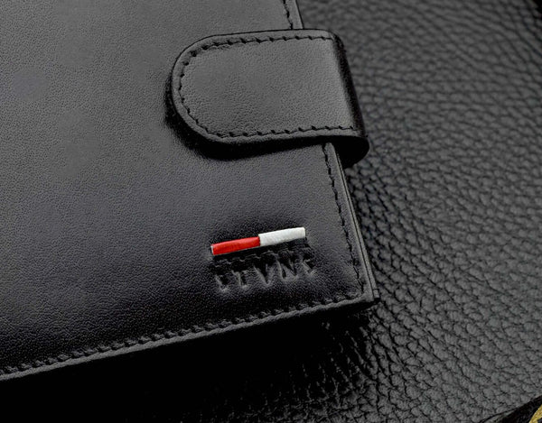 Vīriešu īstas ādas maks Stevens Z07-8888A-R, RFID aizsardzība 