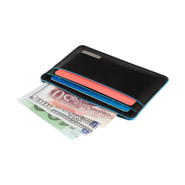 Vīriešu ādas karšu maks, Visconti Trento ALP90, melns, ar RFID aizsardzību
 S498