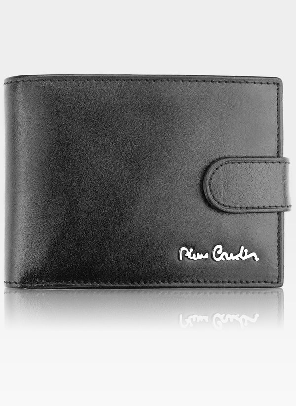 Vīriešu ādas maks Pierre Cardin 520.1 8806A, melns S477