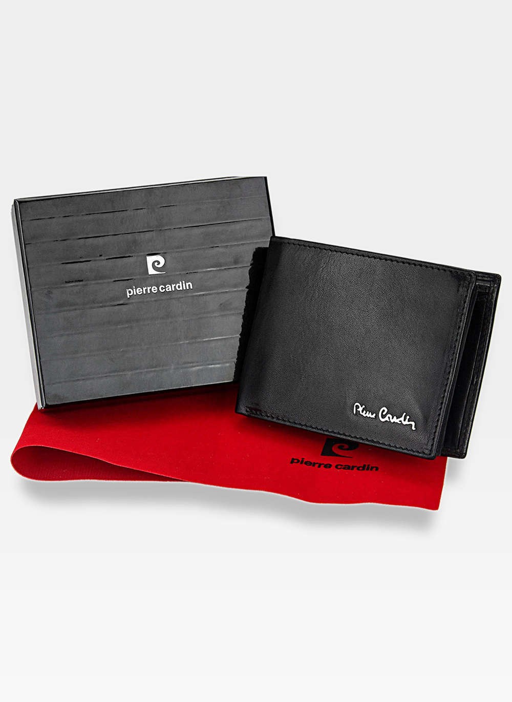 Vīriešu ādas maks Pierre Cardin Classic 8806 melns S474