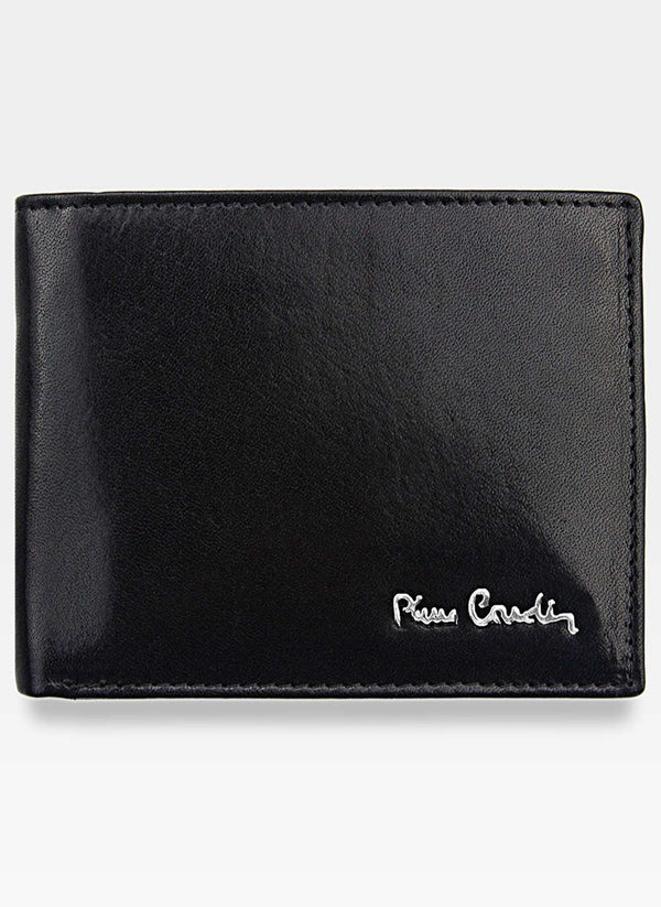Vīriešu ādas maks Pierre Cardin Classic 8806 melns S474