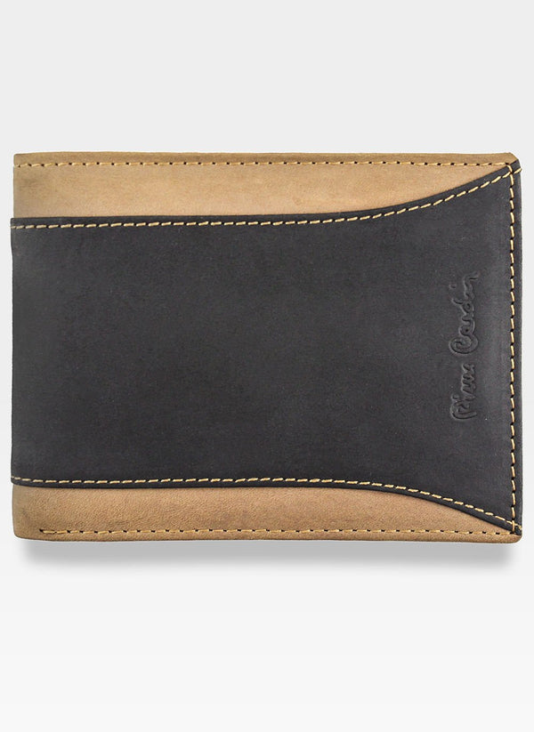Vīriešu ādas maks Pierre Cardin HUNTER TILAK13 8805, melnā krāsā S473