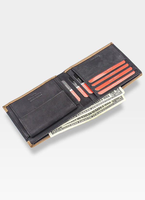Vīriešu ādas maks Pierre Cardin HUNTER TILAK13 8805, melnā krāsā S473