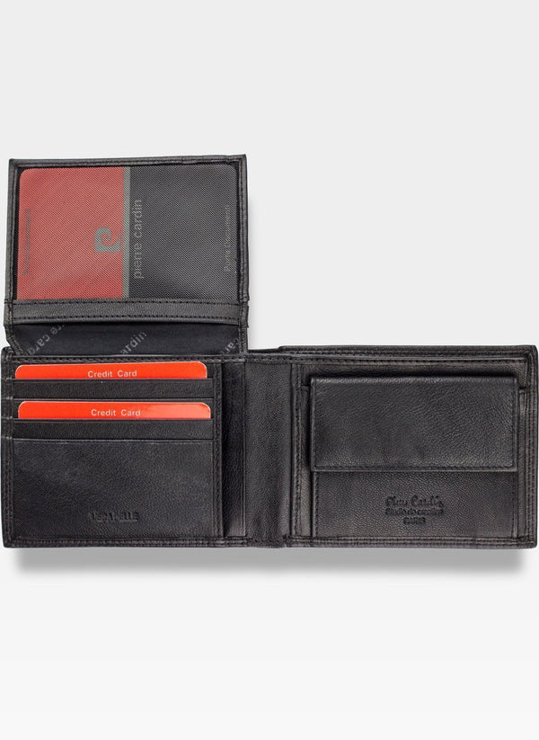 Vīriešu ādas maks Pierre Cardin TIlak 8806 ar RFID aizsardzību S465