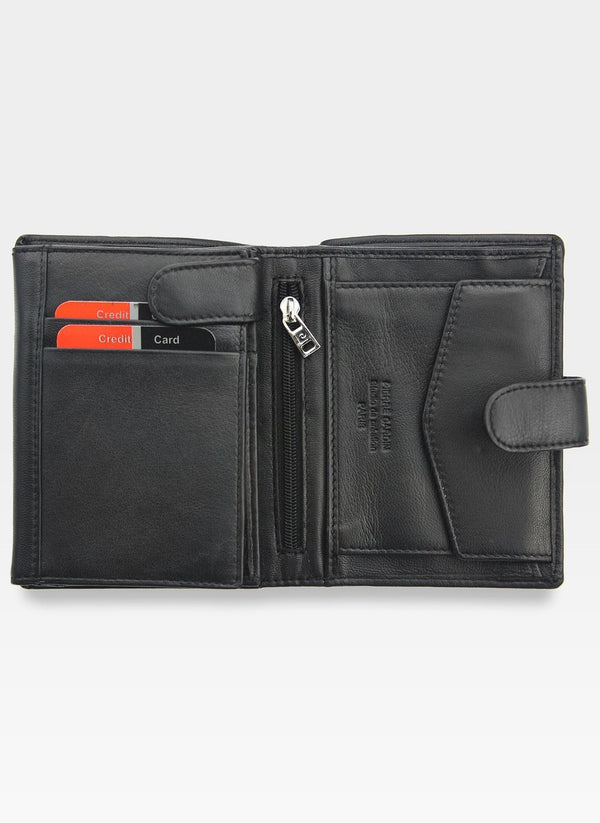 Vīriešu ādas maks Pierre Cardin Tilak06 326A melns S463