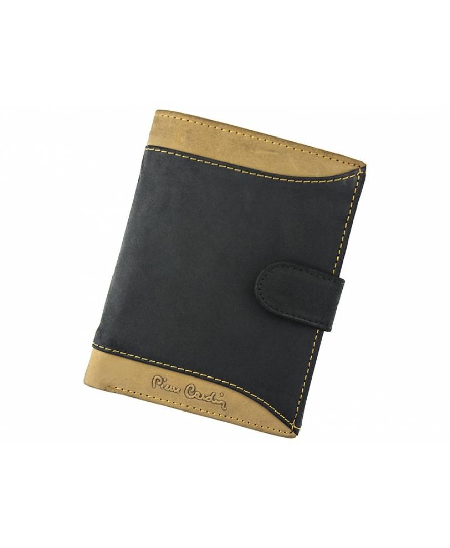 Vīriešu ādas maks Pierre Cardin TILAK13 331 RFID Nero S466