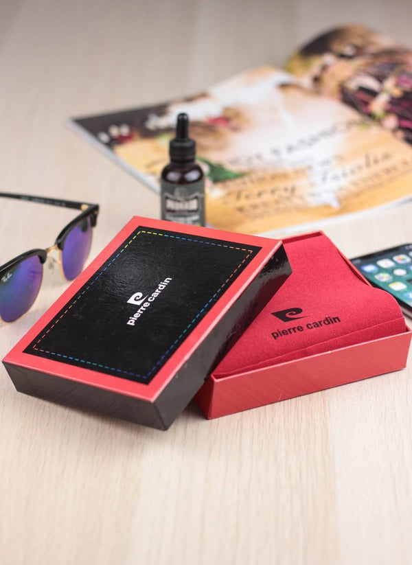 Vīriešu ādas maks Pierre Cardin Tilak47 8806, melns S444