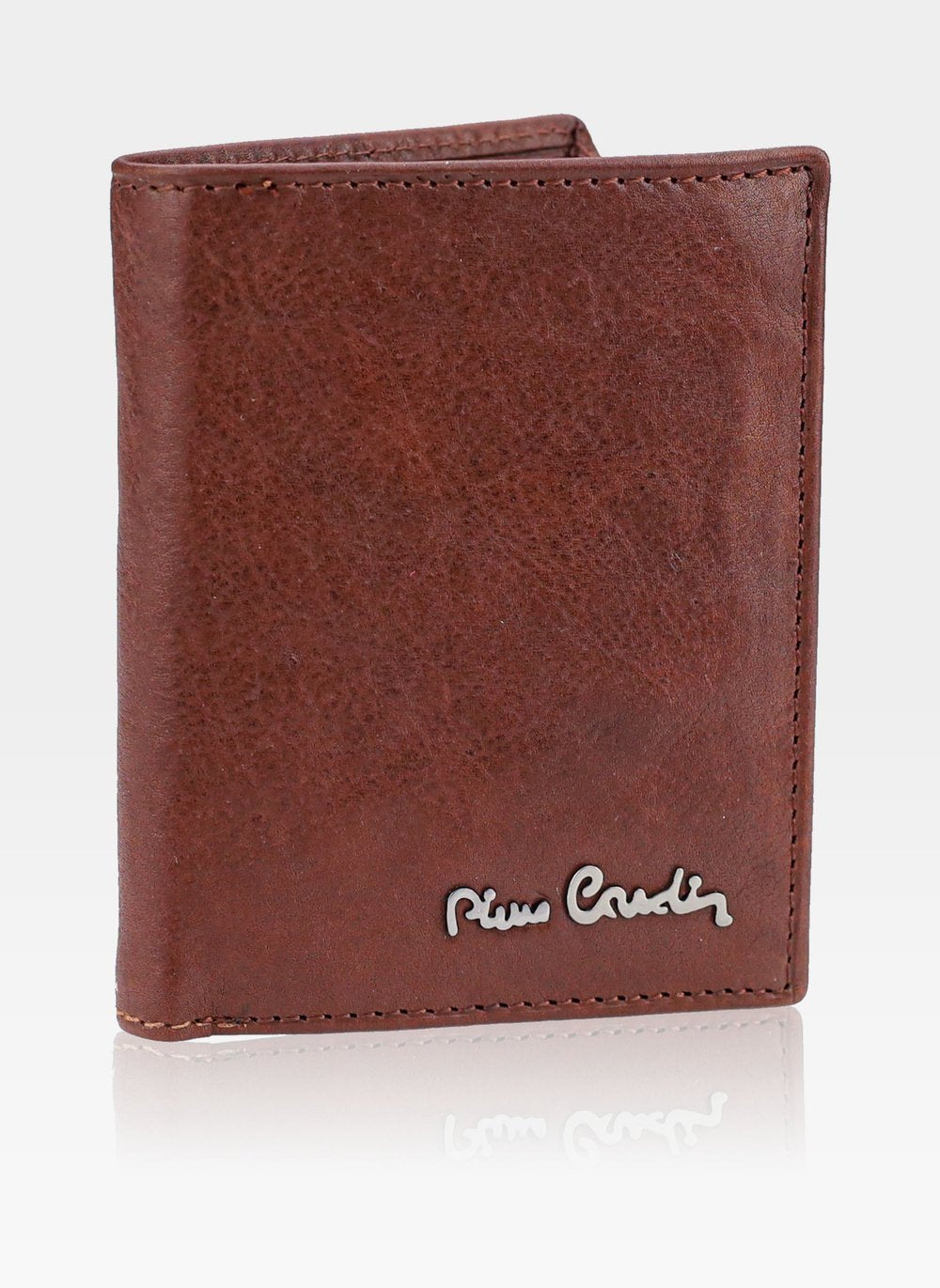 Vīriešu ādas maks Pierre Cardin Tilak50 1812 konjaka krāsā, RFID aizsardzība S443