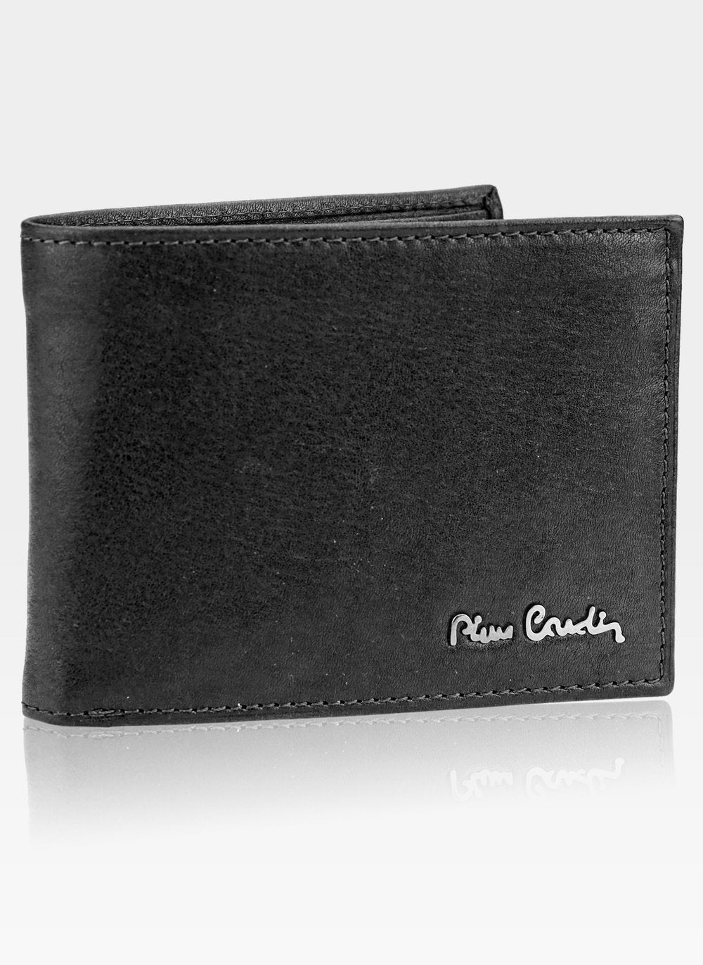 Vīriešu ādas maks Pierre Cardin Tilak50 8805 melns, ar RFID aizsardzību S442