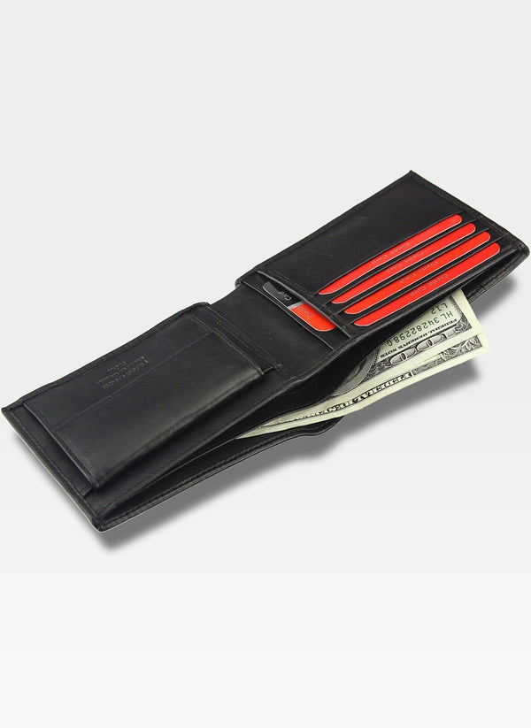 Vīriešu ādas maks Pierre Cardin Tilak50 8805 melns, ar RFID aizsardzību S442