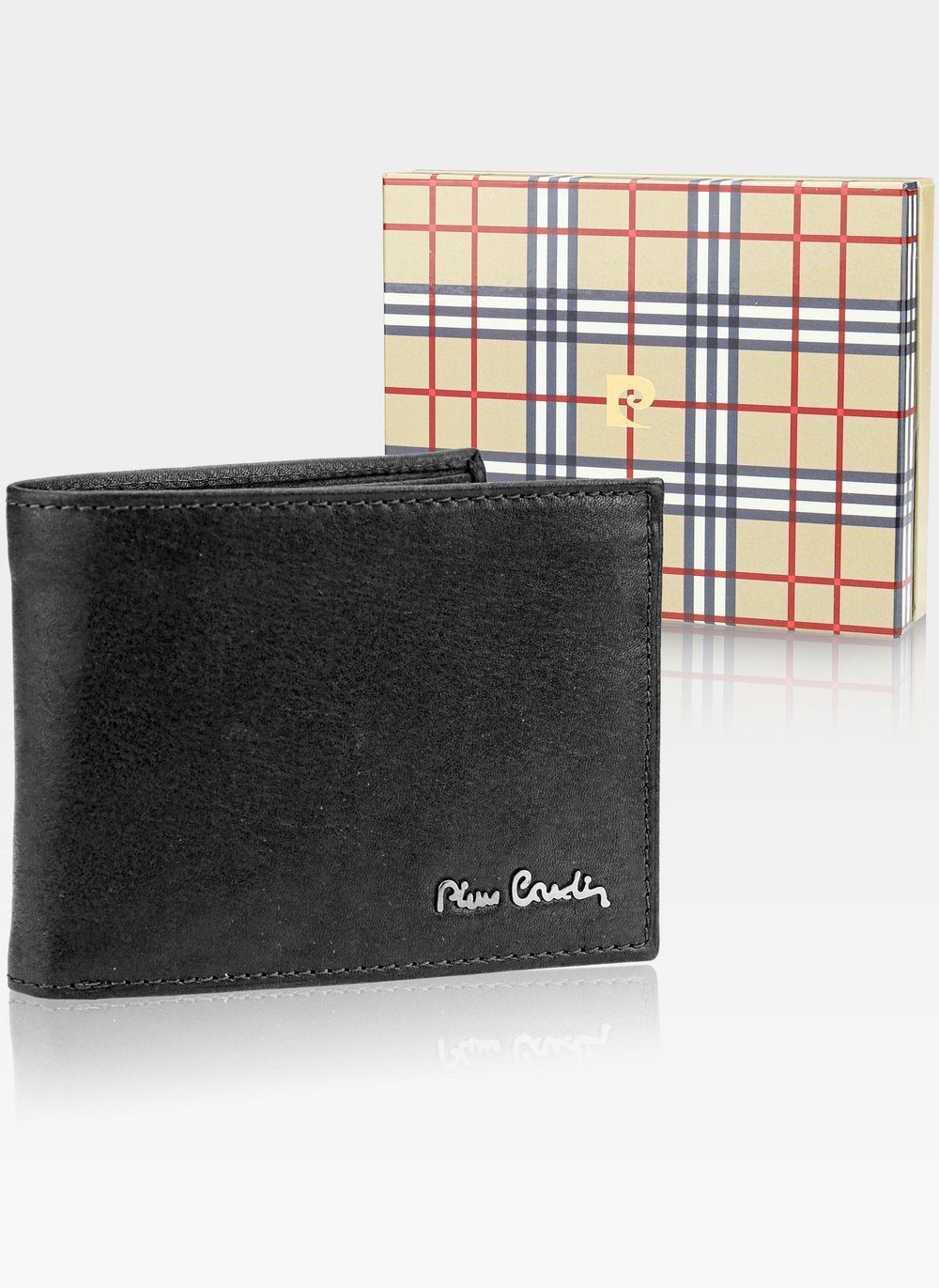 Vīriešu ādas maks Pierre Cardin Tilak50 8805 melns, ar RFID aizsardzību S442